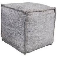 V Ottoman Cube Gray