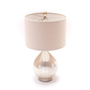 V DÉCor Lamp Mercury Glass Round Teardrop