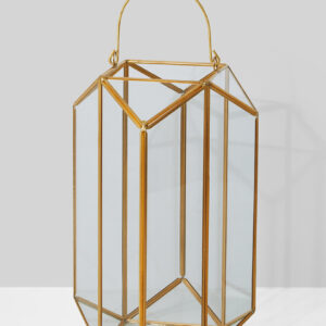 V DÉCor Lantern Gold Large