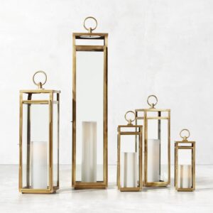 V DÉCor Lantern Rh Gold 8X25