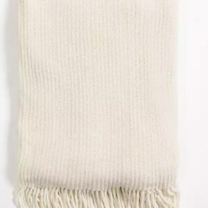 V DÉCor Throw Chenille Braid Ivory