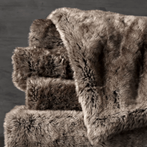 V DÉCor Throw Rh Fur Chocolate