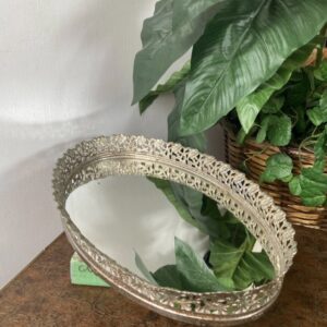 V Decor Ves Antique Mirror Tray Silver
