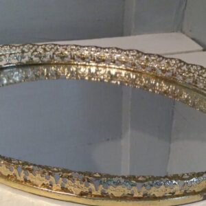 V Decor Ves Tray Antique Mirror Gold