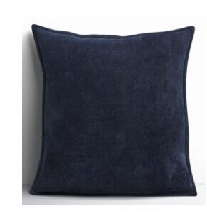 V Pillow Blue Cotton Navy