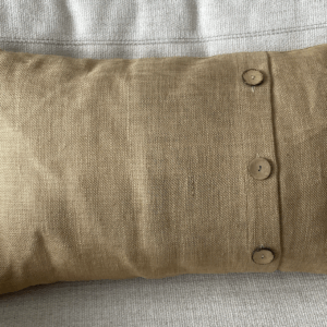 V Pillow Burlap Lumber