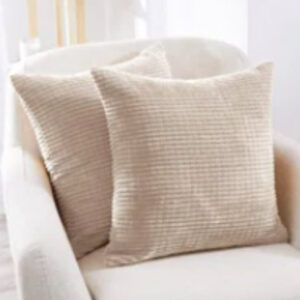 V Pillow Deconovo Reversible Beige