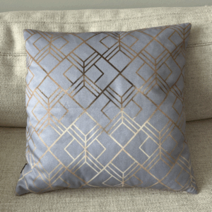 V Pillow Geometric Grey