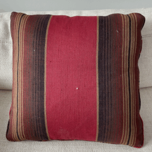 V Pillow Kilm Multicolored Red