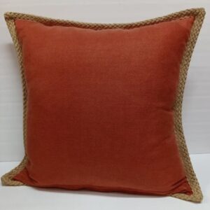 V Pillow Saffron Solid