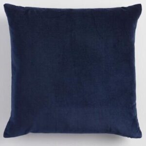 V Pillow Velvet Navy 20X20