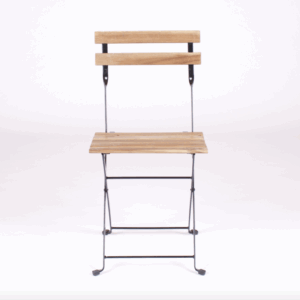 V Chair Dining Wood Slat Folding