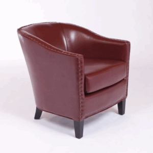 V Chair Leather Oxblood