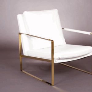 V Chair Zara White