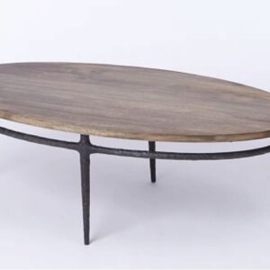 V Table Coffee Cast Oval