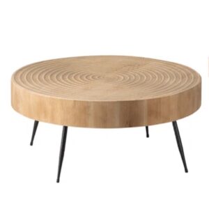 V Table Coffee Nesting Carved