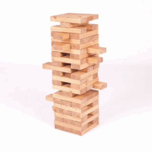 V Game Giant Wood Jenga